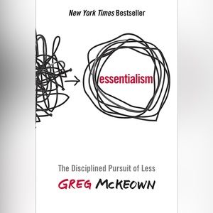 Essentialism: The Disciplined Pursuit of Lesd by Greg McKeown Hardcover Book NEW